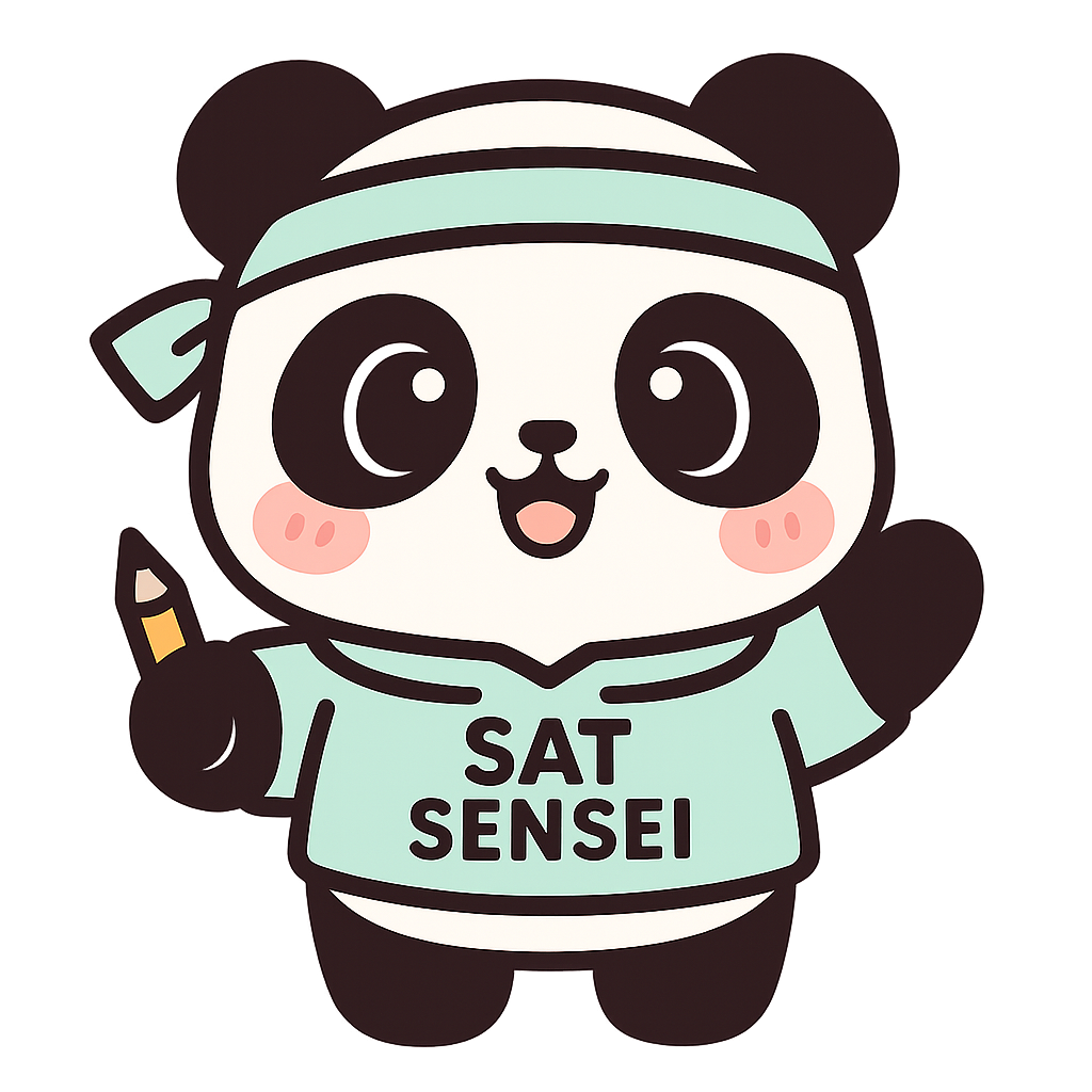 SAT Sensei mascot - Sensei Pandi